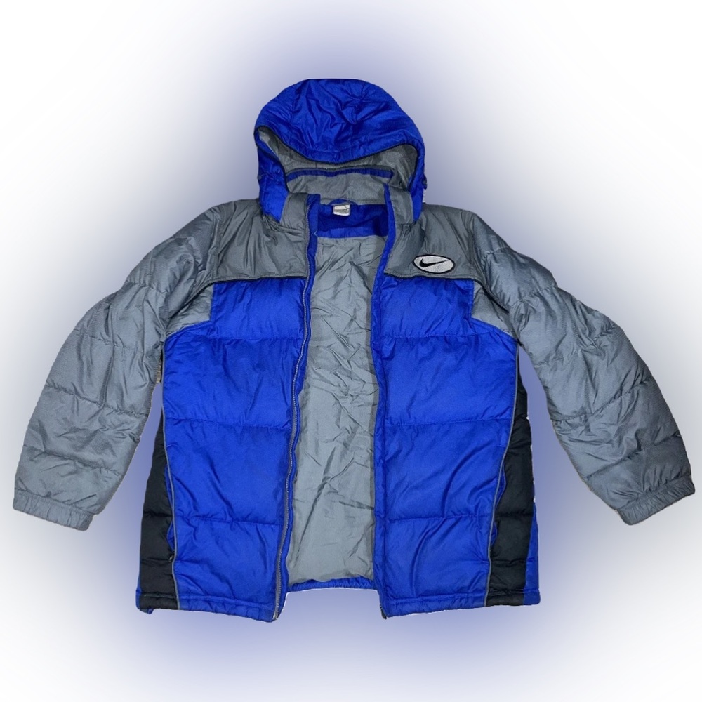 Nike blue puffer
